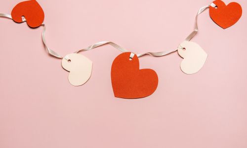 Paper Heart Garland