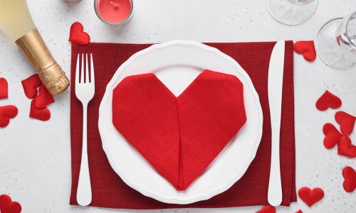 Sweetheart Napkin Fold
