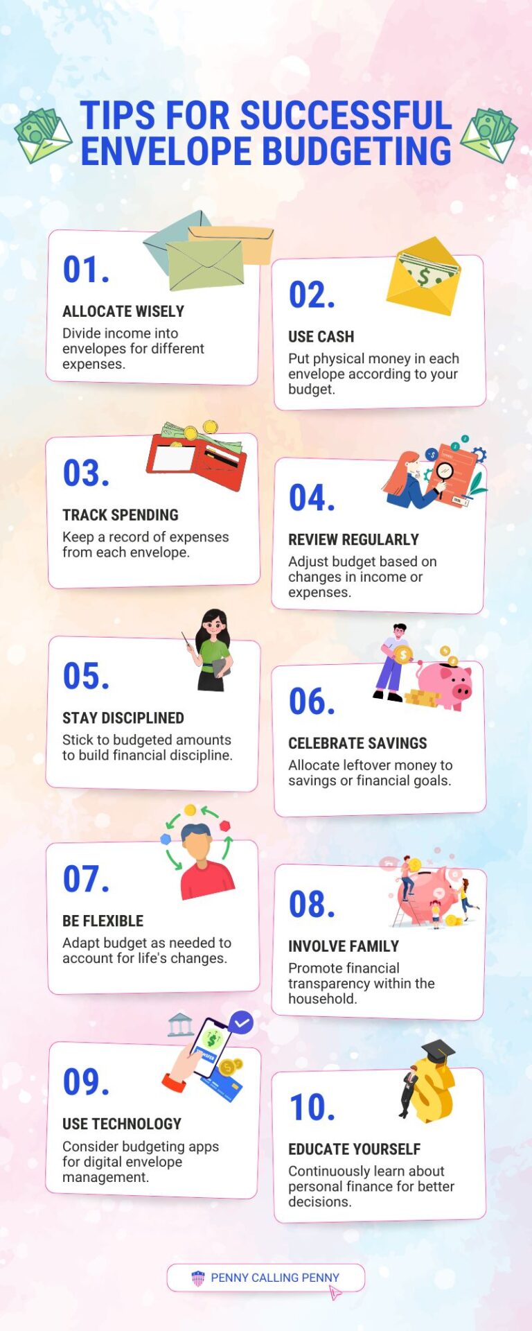 Tips For Successful Envelope-Budgeting